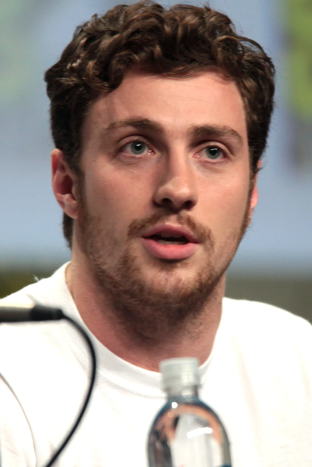 Aaron Taylor-Johnson bei einem Panel auf der San Diego Comic-Con 2014