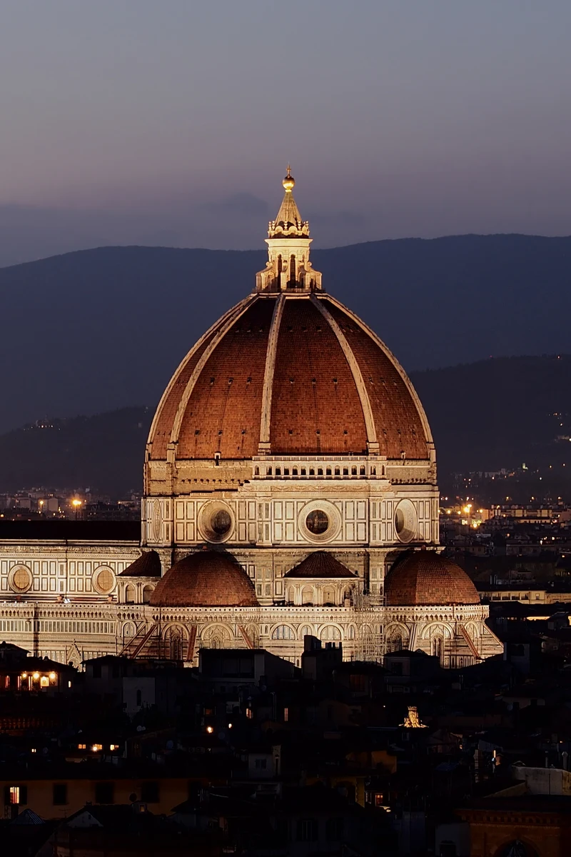 Dom von Florenz bei Nacht