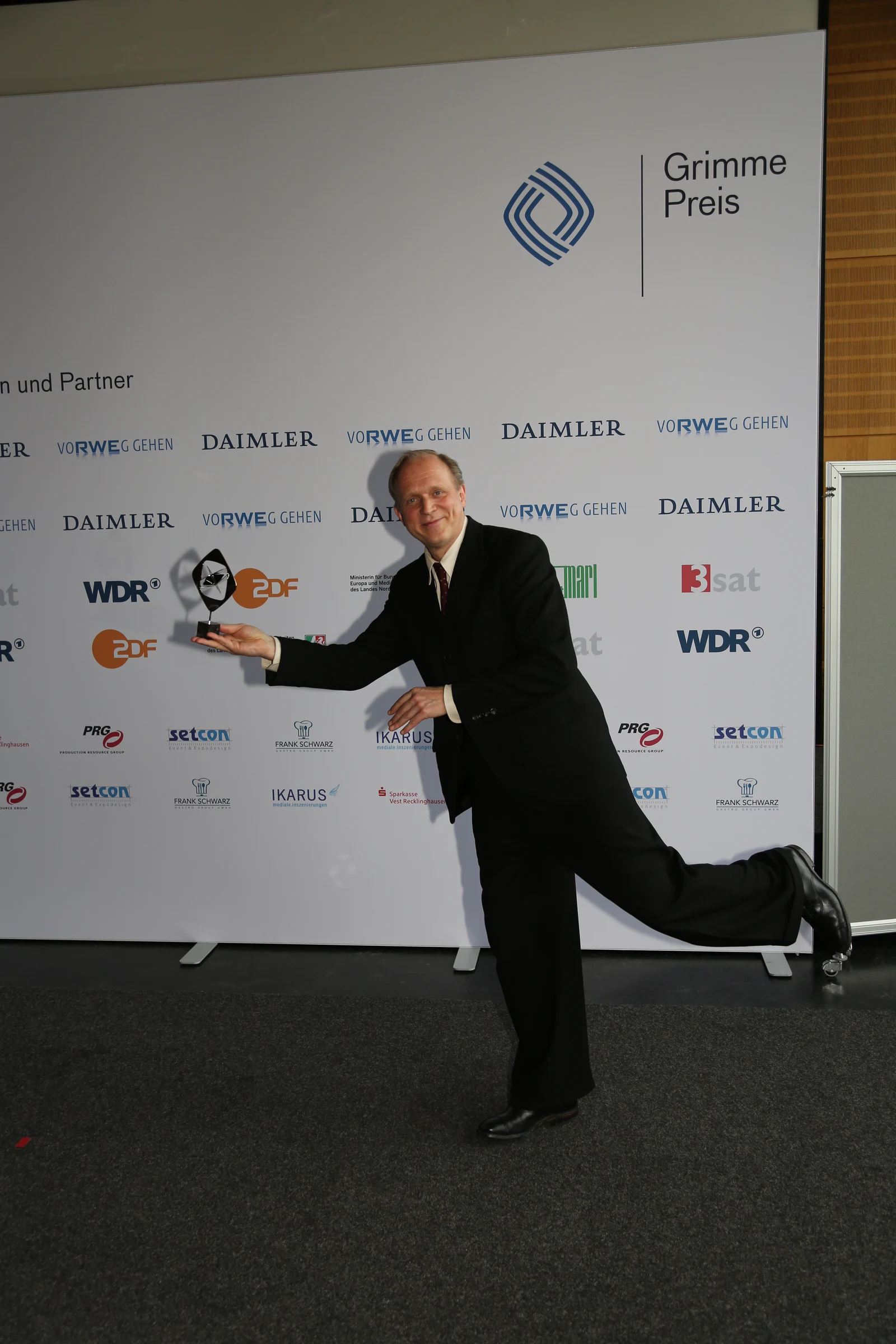 Ulrich Tukur mit dem Grimme-Preis 2015