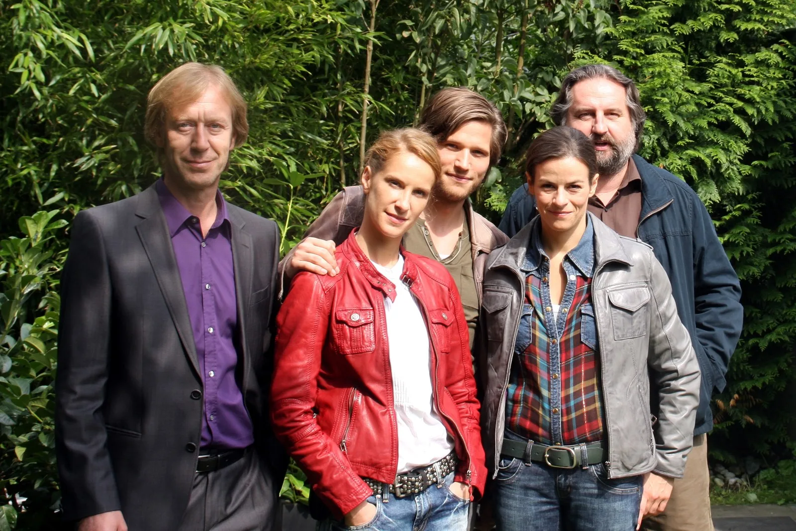 Das Countdown-Team mit Sebastian Ströbel bei einem Pressetermin