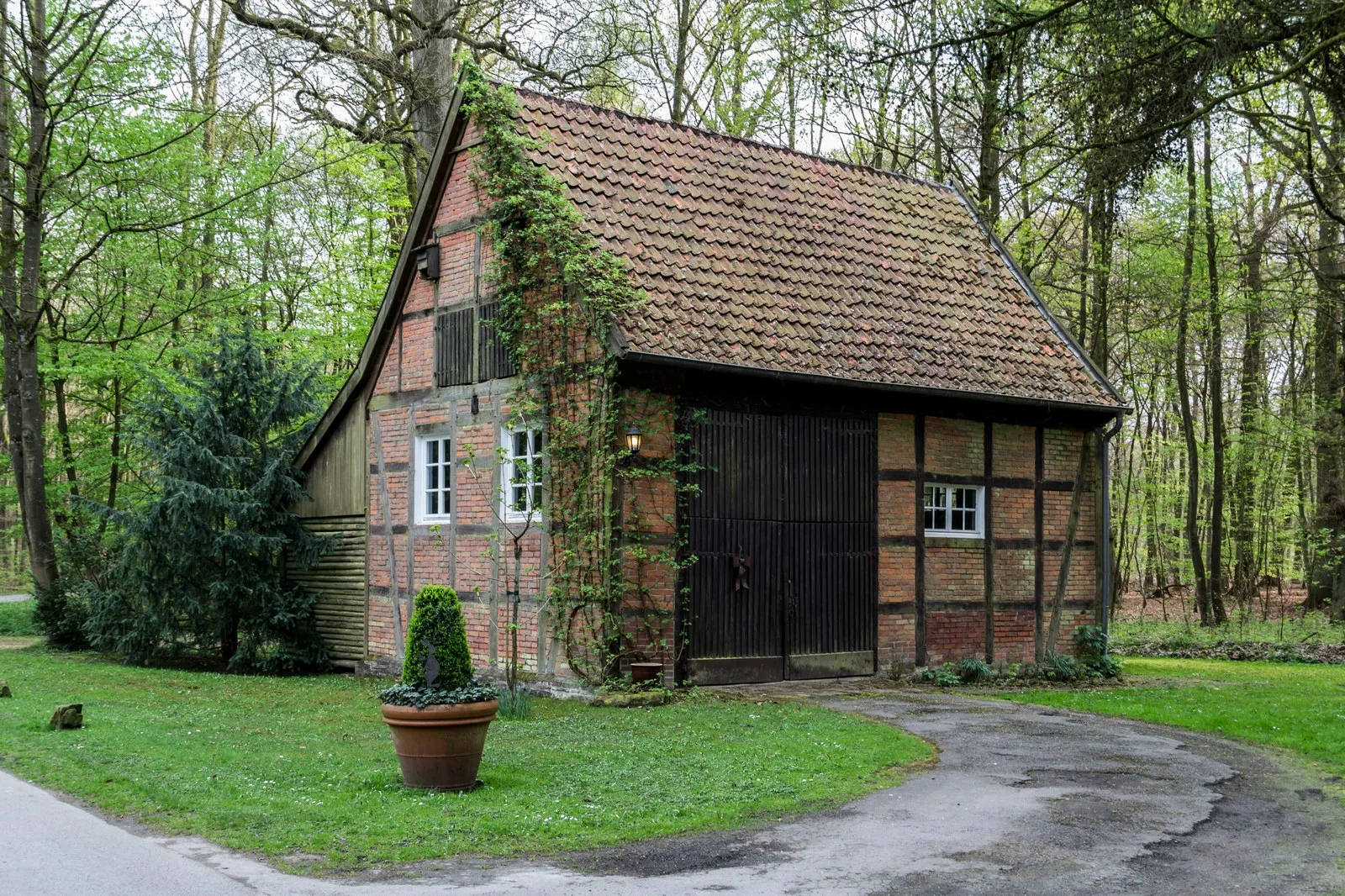 Fachwerkhaus im Grünen bei Münster