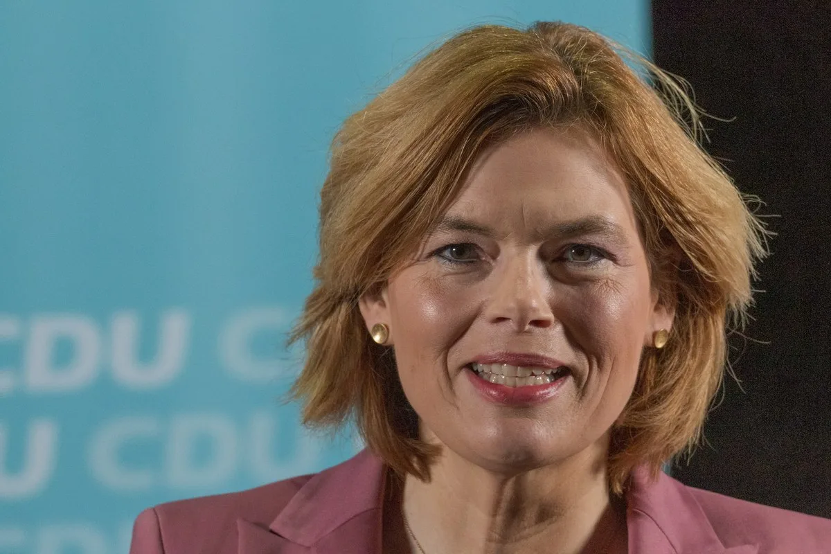 Julia Klöckner bei einem Interview im Januar 2021