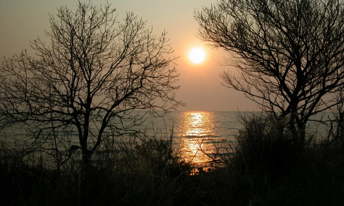 Sonnenaufgang über der Ostsee bei Fehmarn