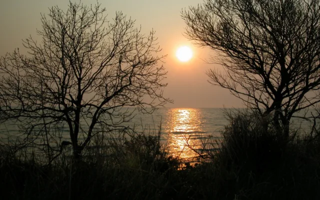 Sonnenaufgang über der Ostsee bei Fehmarn