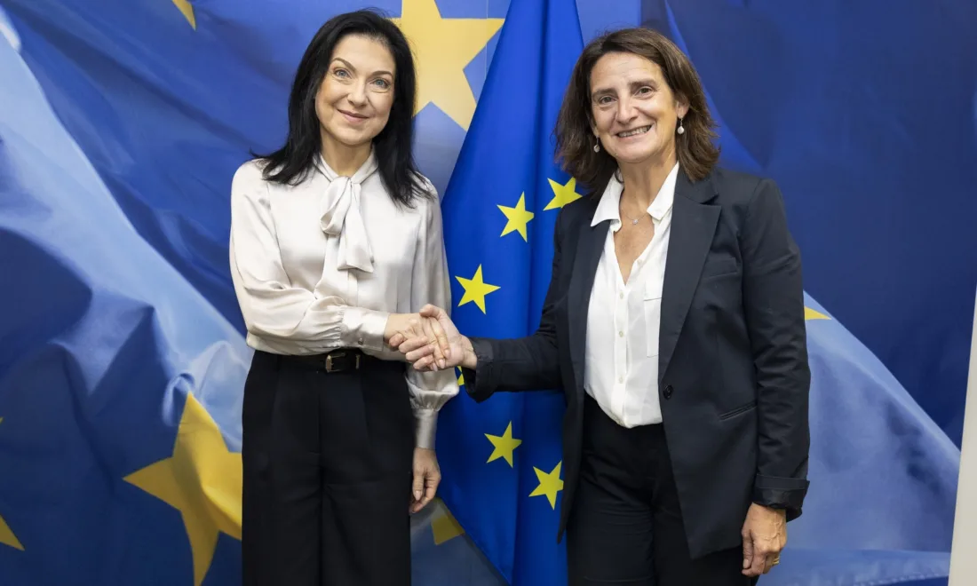 Katherina Reiche bei einem Besuch der Europäischen Kommission