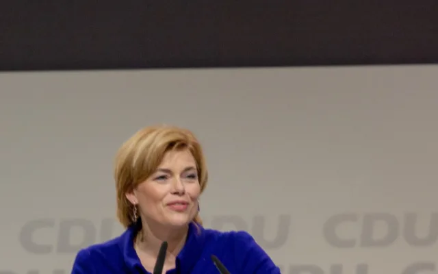 Julia Klöckner auf dem 31. Parteitag der CDU Deutschlands in Hamburg (Dezember 2018)