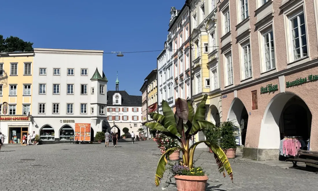 Max-Josefs-Platz in Rosenheim