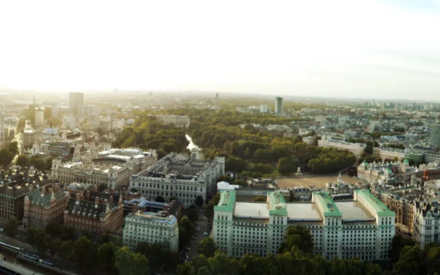 Londoner Panorama im Sonnenuntergang