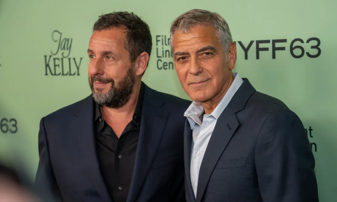 Adam Sandler und George Clooney beim 63. New York Film Festival 2025 zum Film Jay Kelly