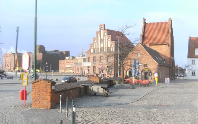 Alter Hafen in Wismar, Drehort der ZDF-Serie SOKO Wismar