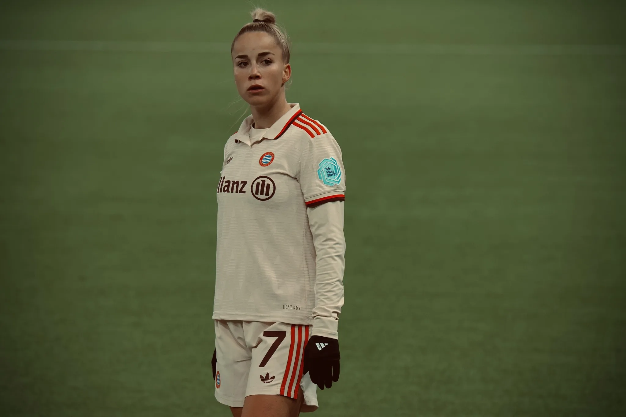 Giulia Gwinn im Trikot des FC Bayern München in der Champions League