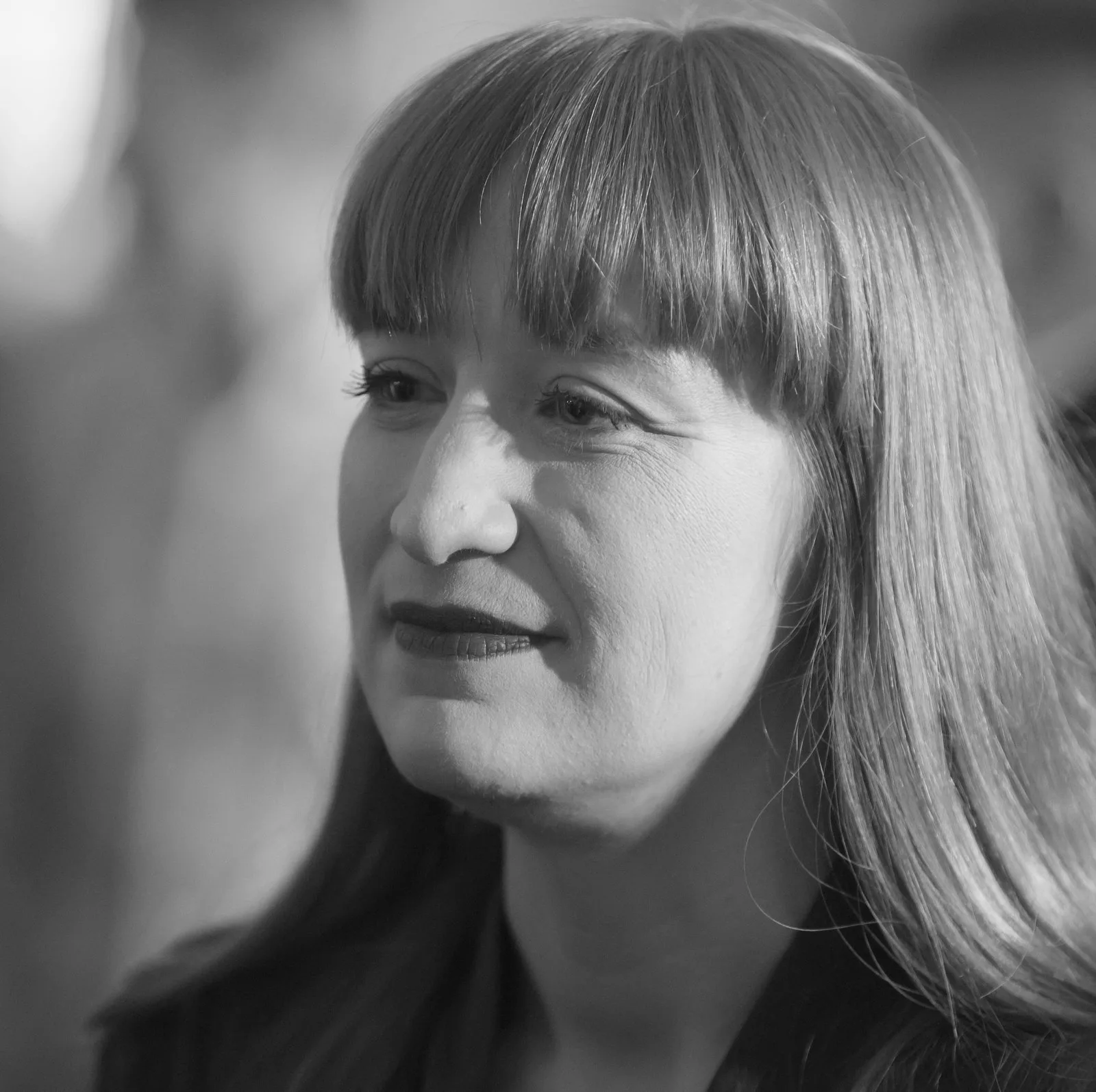Heidi Reichinnek am Wahlabend der Bundestagswahl 2025