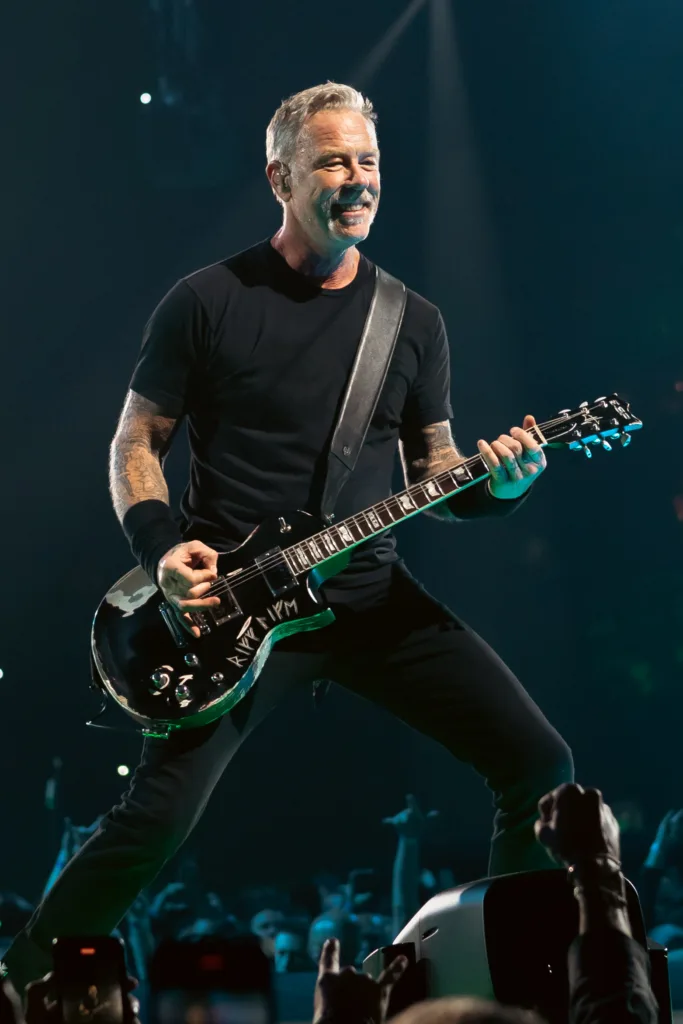 James Hetfield bei einem Metallica-Konzert in Amsterdam 2023