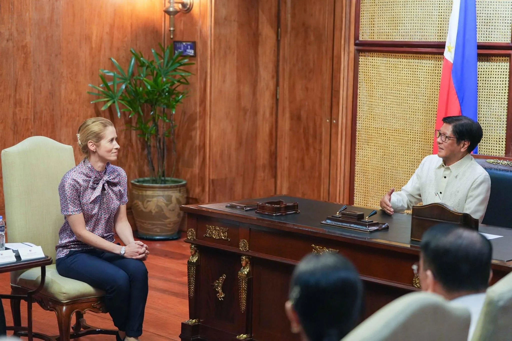 Kaja Kallas im Gespräch mit Ferdinand Marcos Jr. in Manila 2025