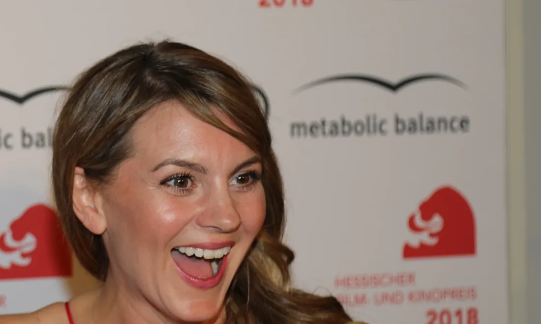 Luise Bähr beim Hessischen Film- und Kinopreis 2018