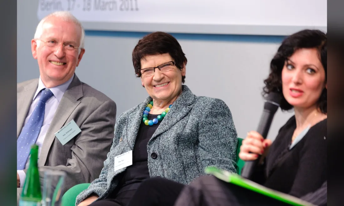 Rita Süssmuth bei einer Veranstaltung der Heinrich-Böll-Stiftung im März 2011