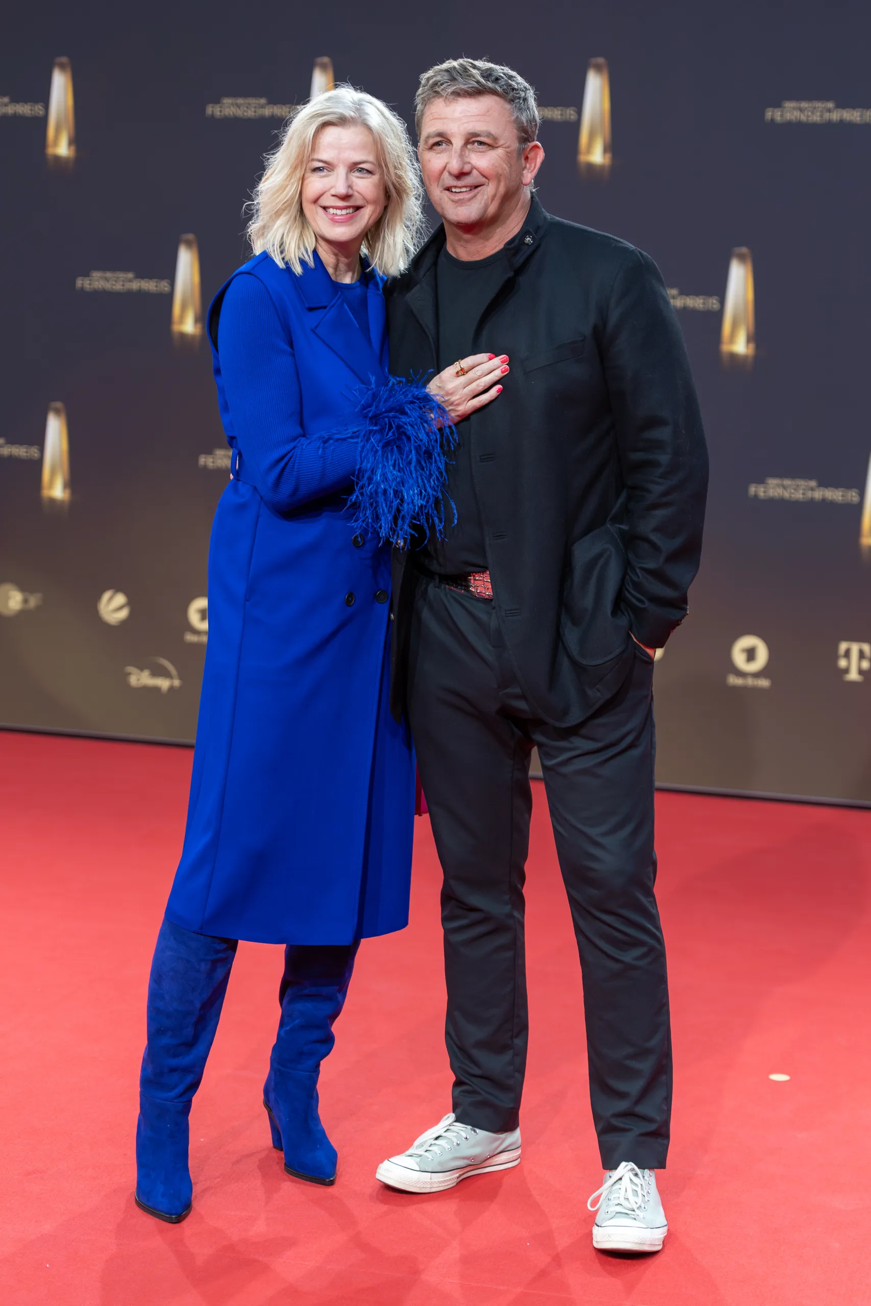 Hans Sigl mit Susanne Sigl beim Deutschen Fernsehpreis 2023