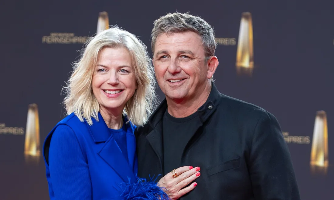 Hans Sigl mit Susanne Sigl beim Deutschen Fernsehpreis 2023
